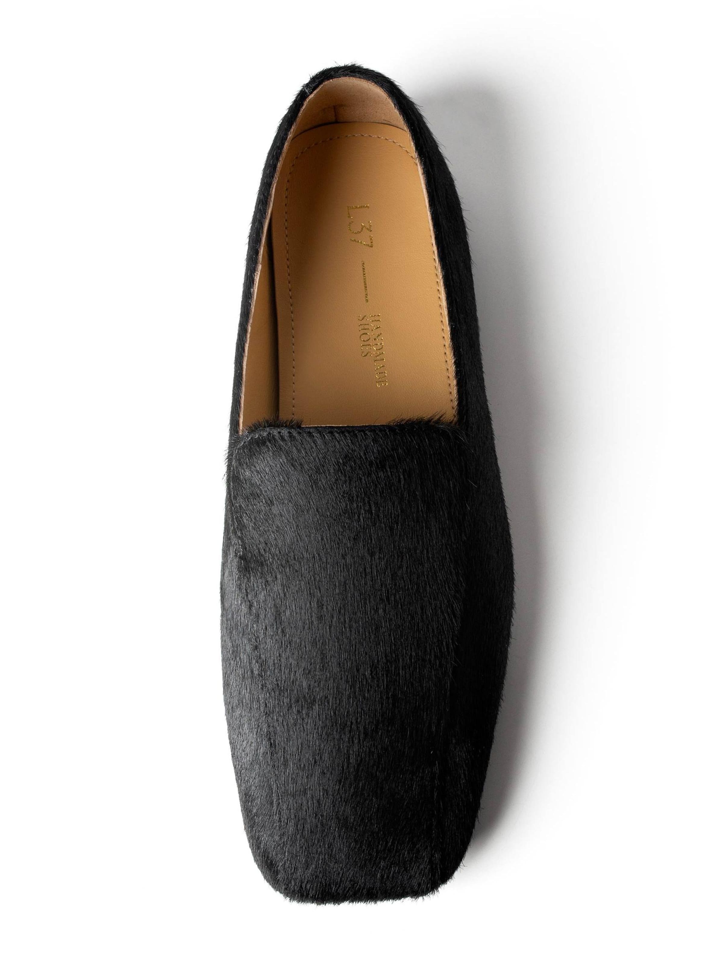 L37 HANDMADE SHOES Slip-ons 'JUST BEFORE THE SUNSET' in Black