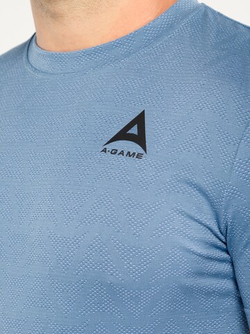 A-Game - Camisa funcionais em azul