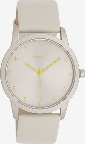OOZOO Uhr in Beige: Vorderseite