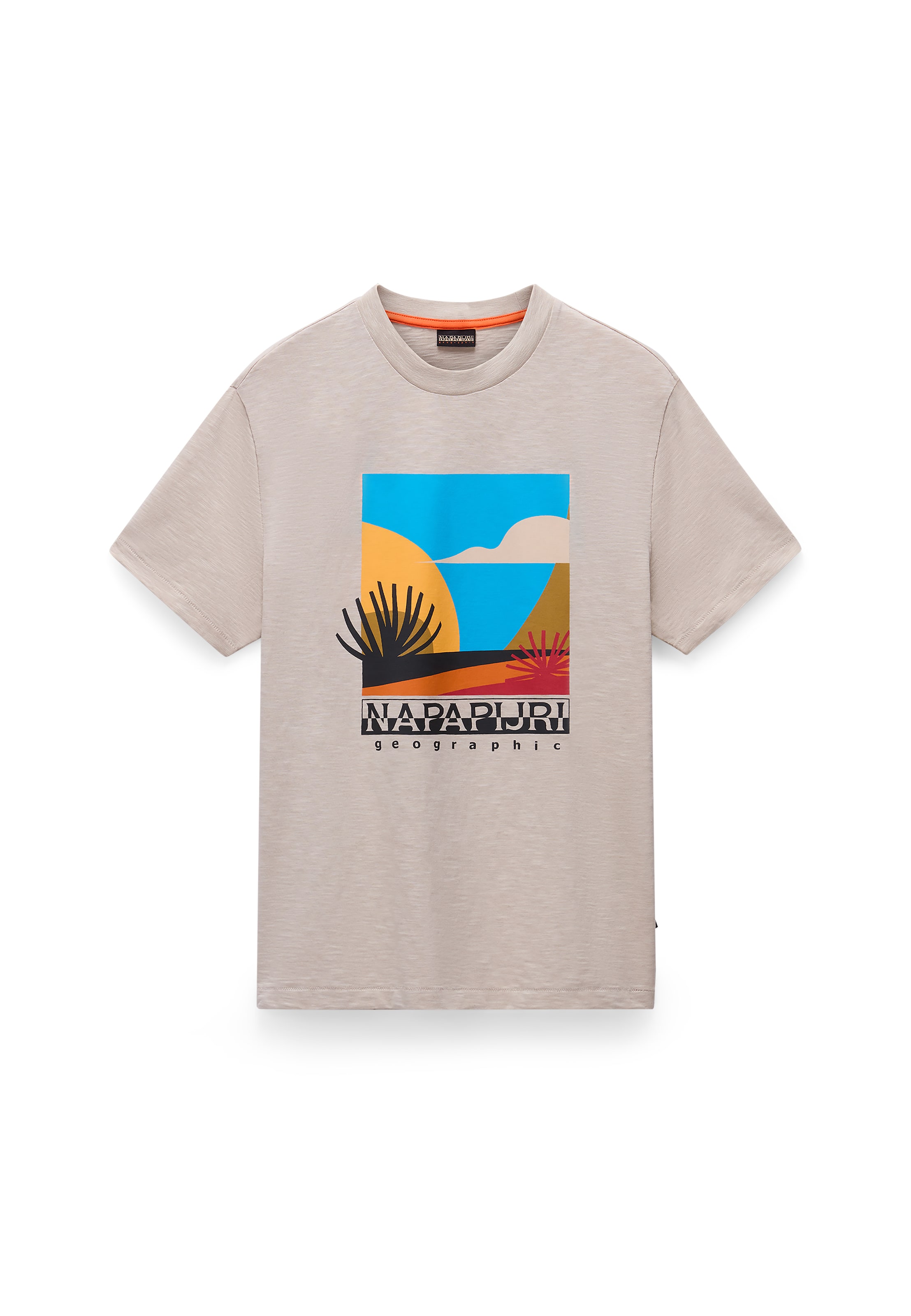 NAPAPIJRI Tričko 'S-Arbia' - Béžová: predná strana