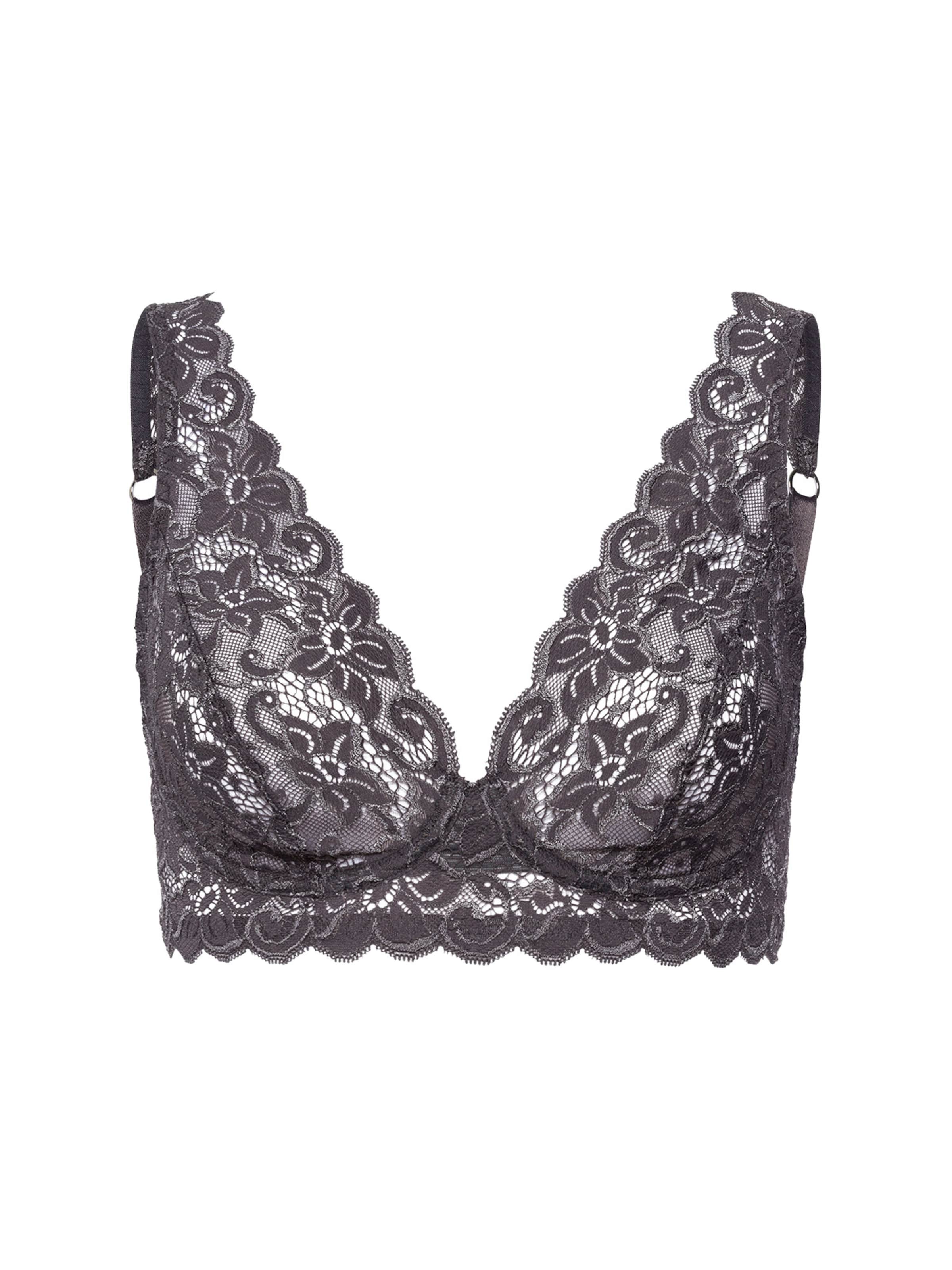 Hanro - Triangular Soutien ' Moments ' em preto: frente