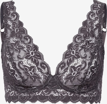 Hanro Soft Cup BH ' Moments ' in Schwarz: Vorderseite