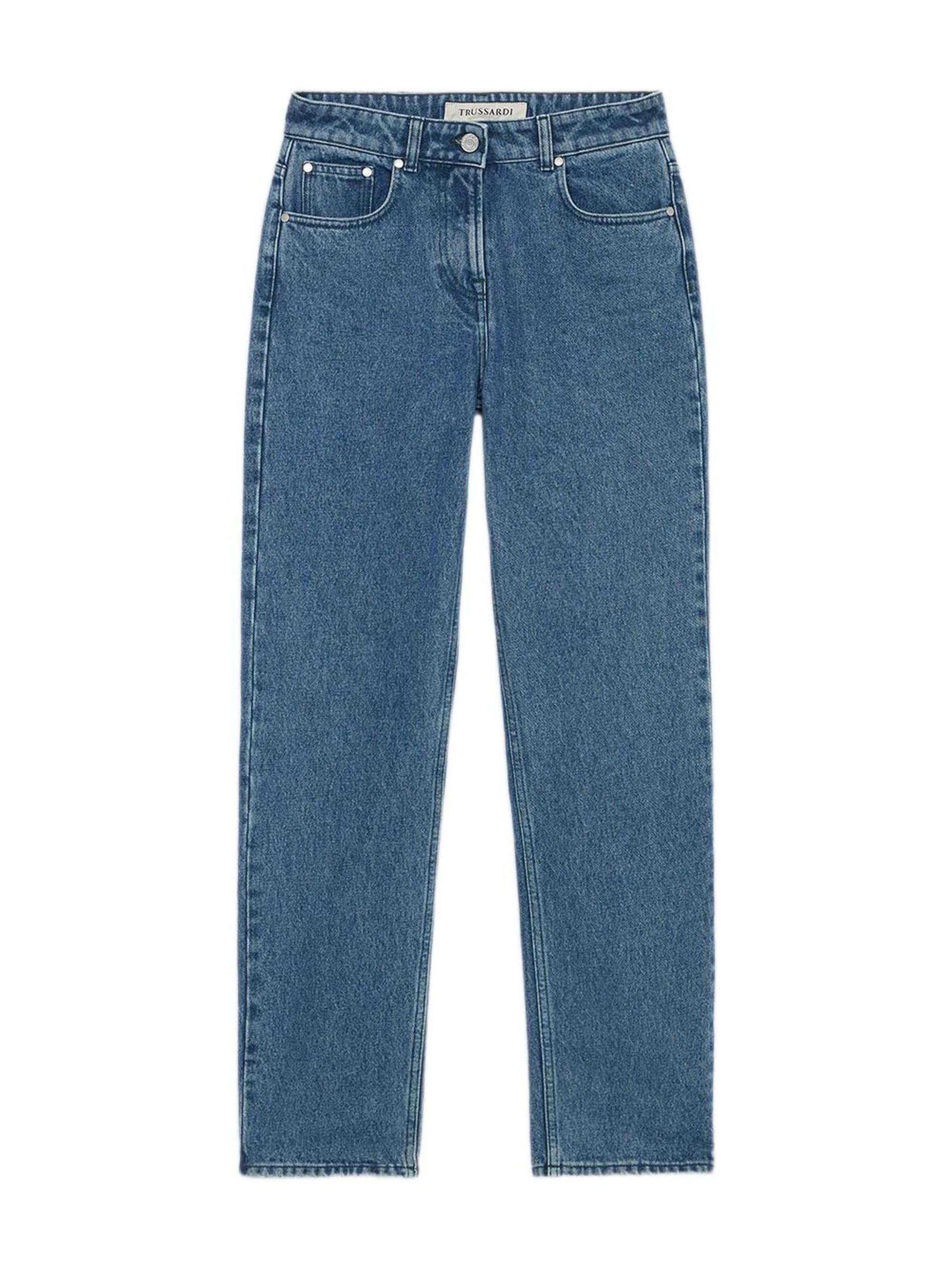 Trussardi Jean en bleu, Vue avec produit