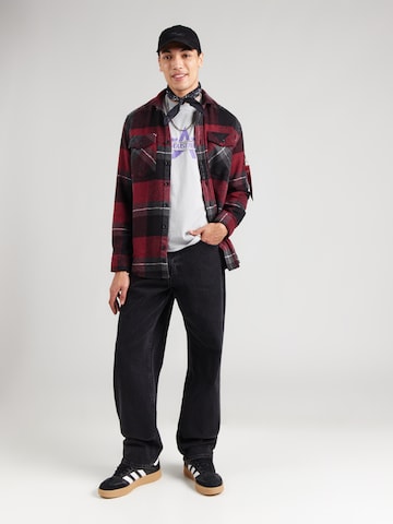 ALPHA INDUSTRIES Средняя посадка Рубашка в Черный