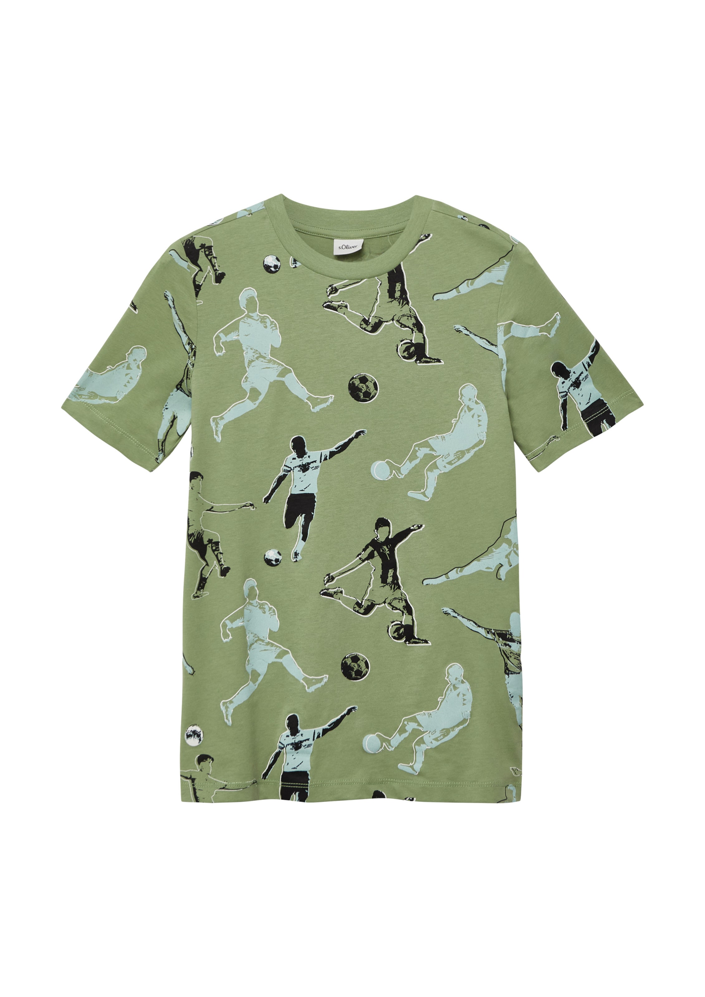 s.Oliver Shirt in Groen: voorkant