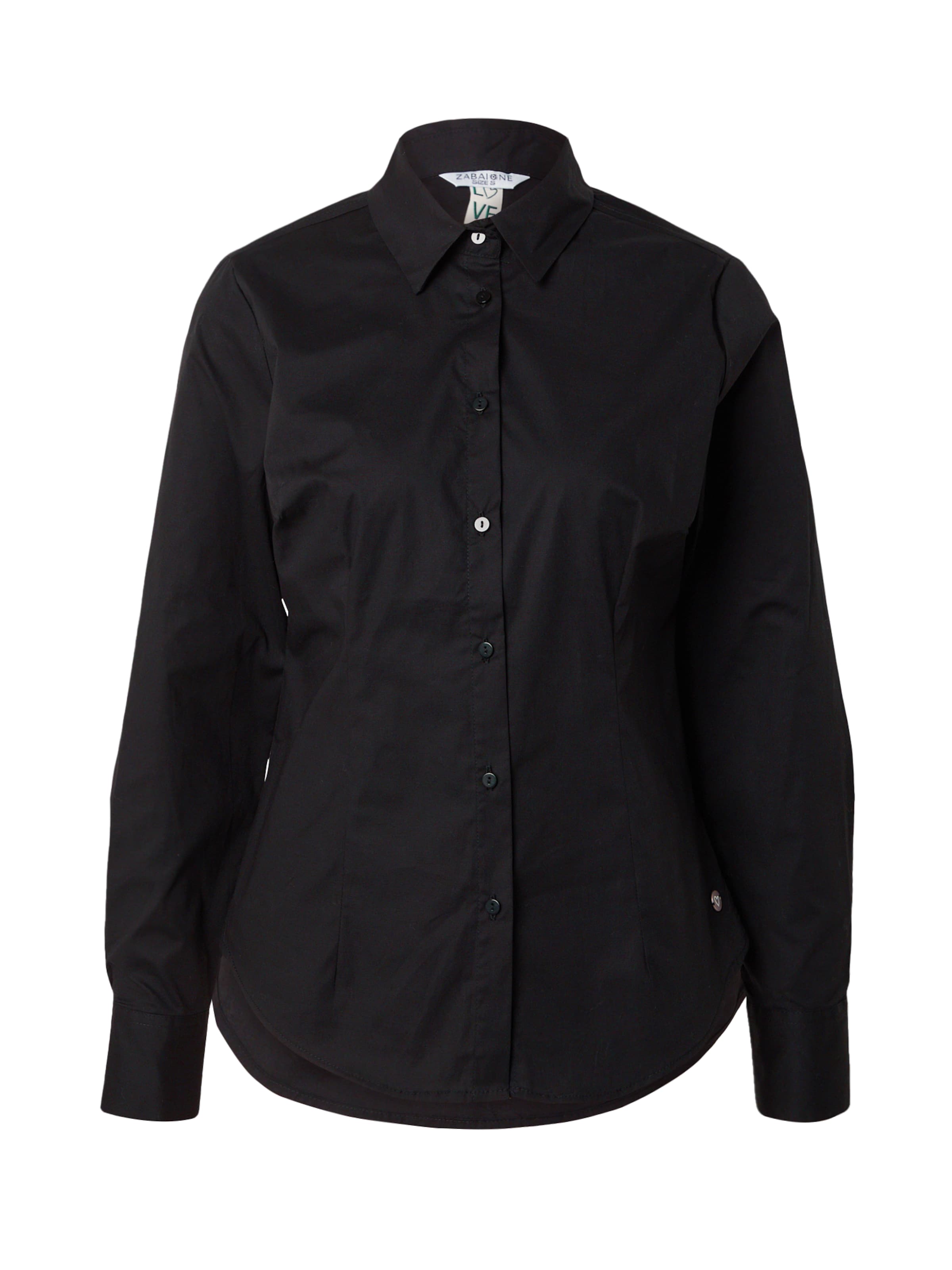ZABAIONE Bluse 'He44llen' i sort: forside