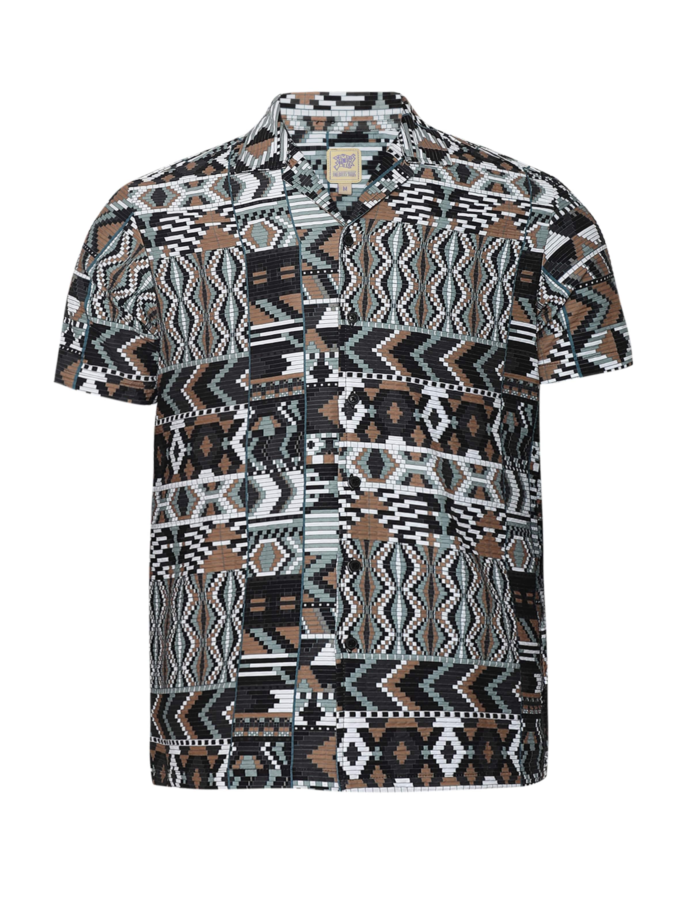 Campus Sutra Regular fit Button Up Shirt 'Iker' in Mixed colours: front