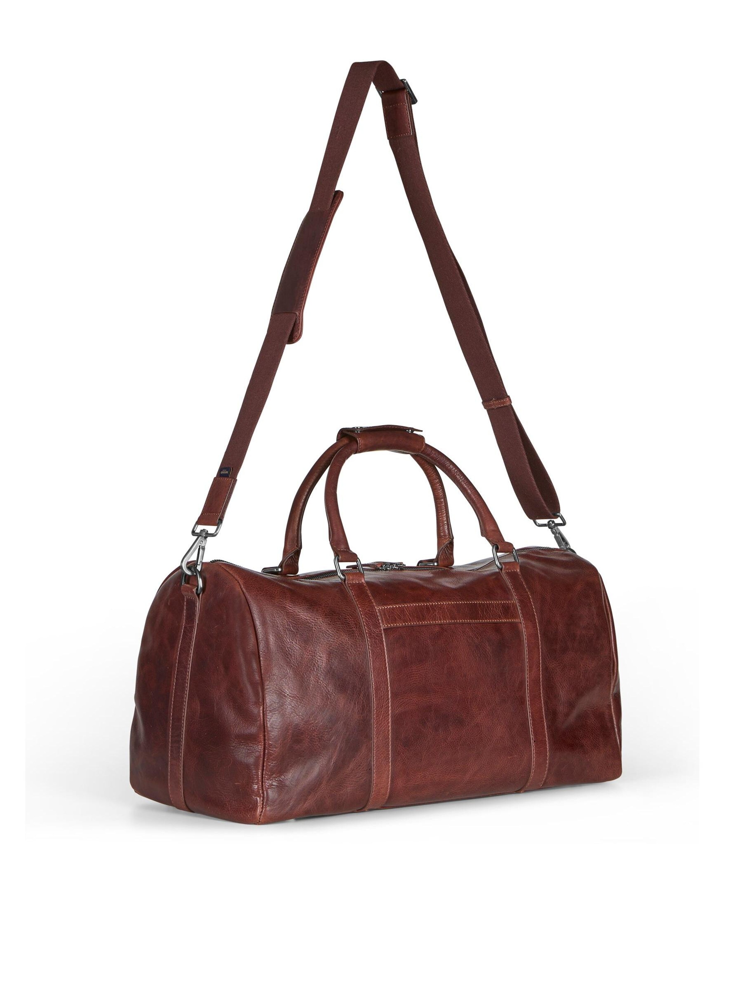 Borsa weekend 'Weekend Bag Hunter Brown' di Howard London in marrone