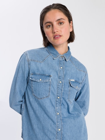 Cross Jeans Bluse ' A 601 ' in Blau