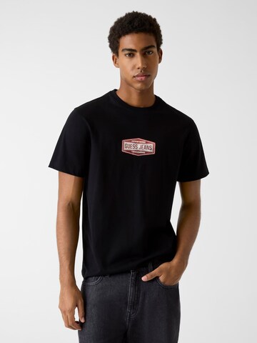 GUESS T-Shirt in Schwarz: Vorderseite