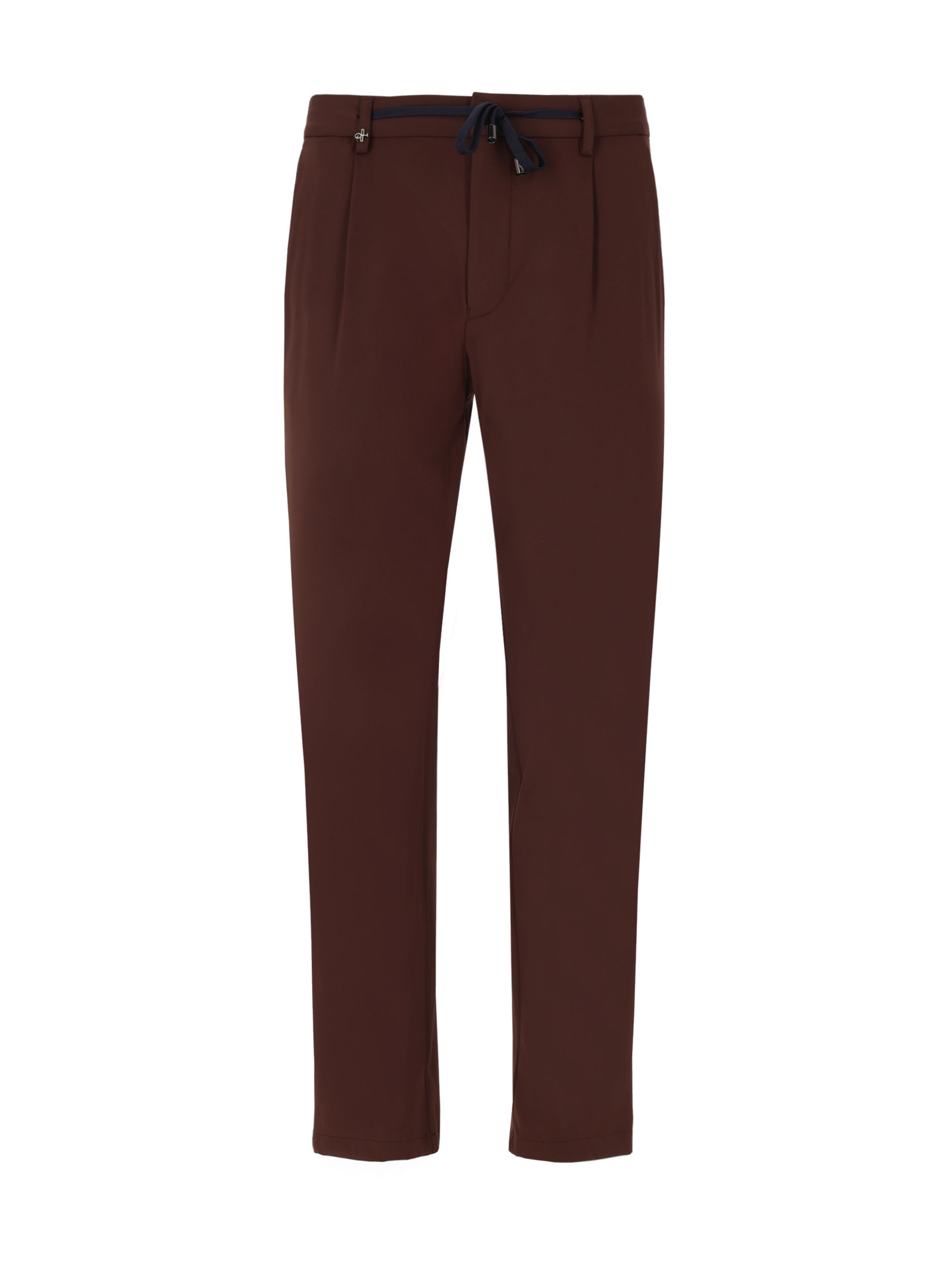 Distretto12 Tapered Pantalon in Bruin: voorkant