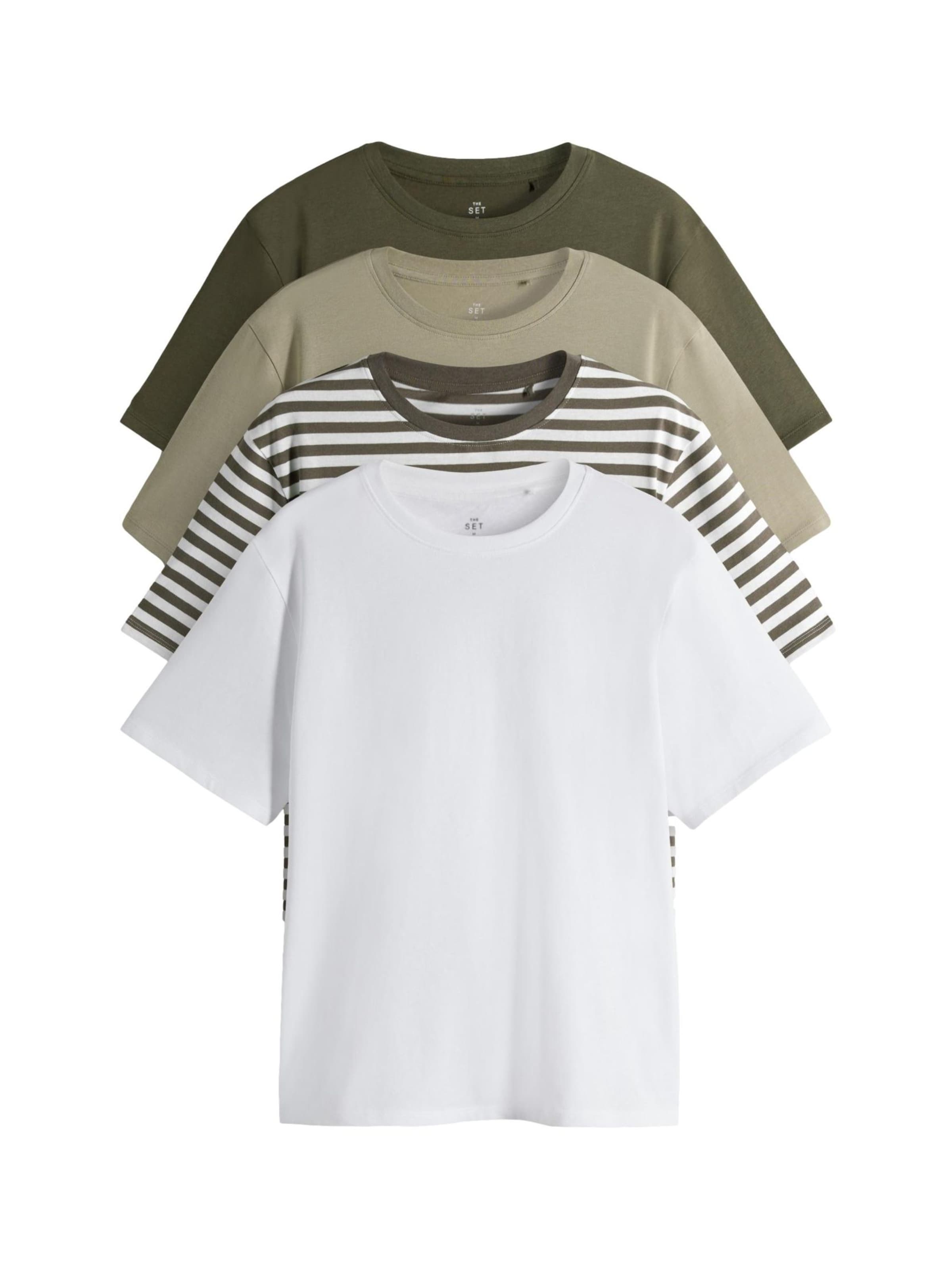 žalia The Set Marškinėliai: priekis