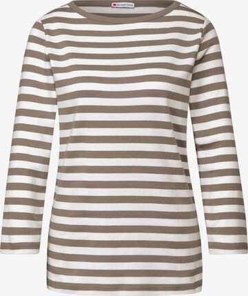 STREET ONE Shirt in Brown: front