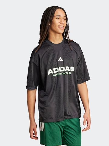 ADIDAS SPORTSWEAR Functioneel shirt 'TIRO' in Zwart: voorkant