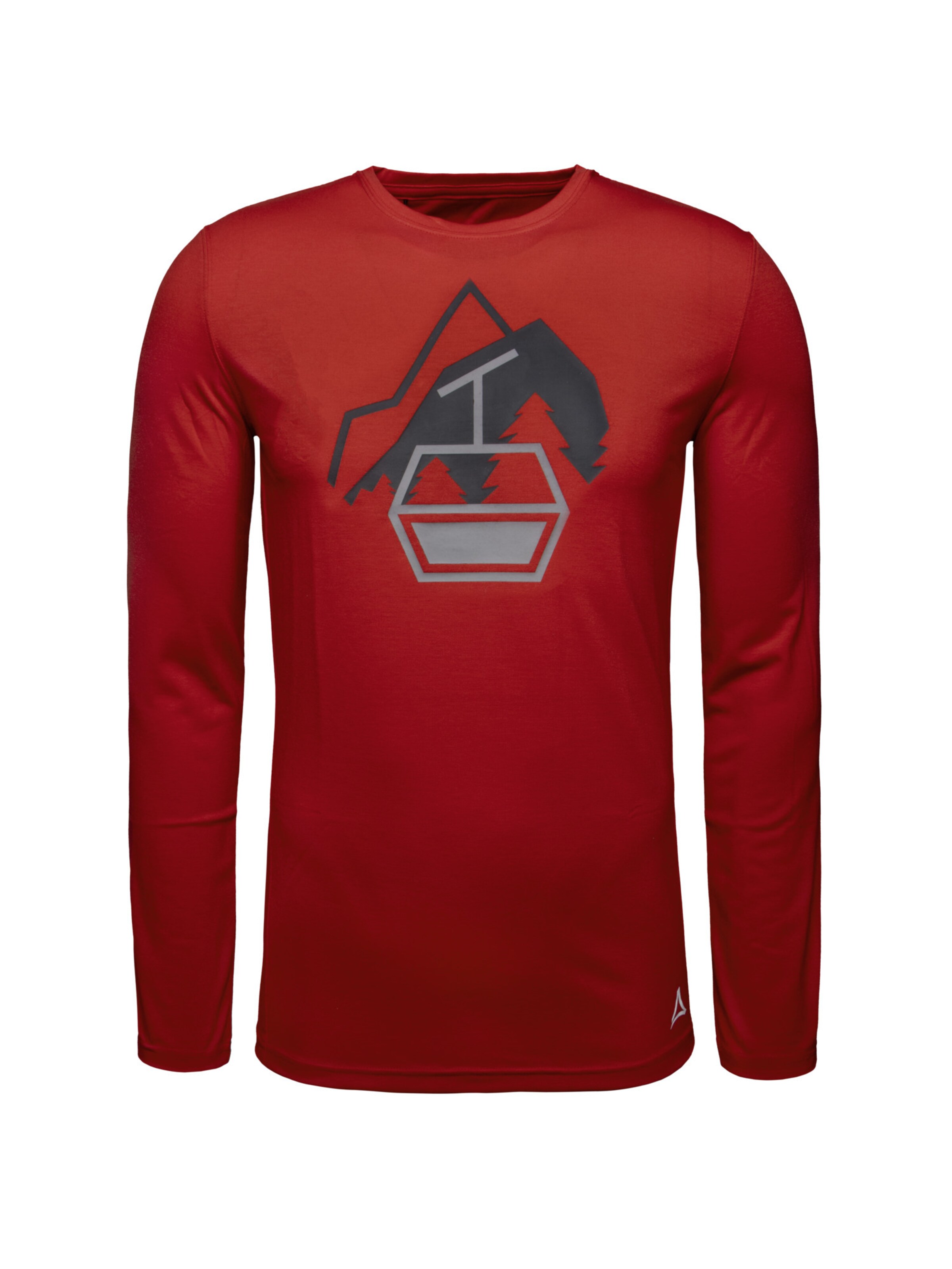 Schöffel Performance shirt 'Glogghus' in Red: front