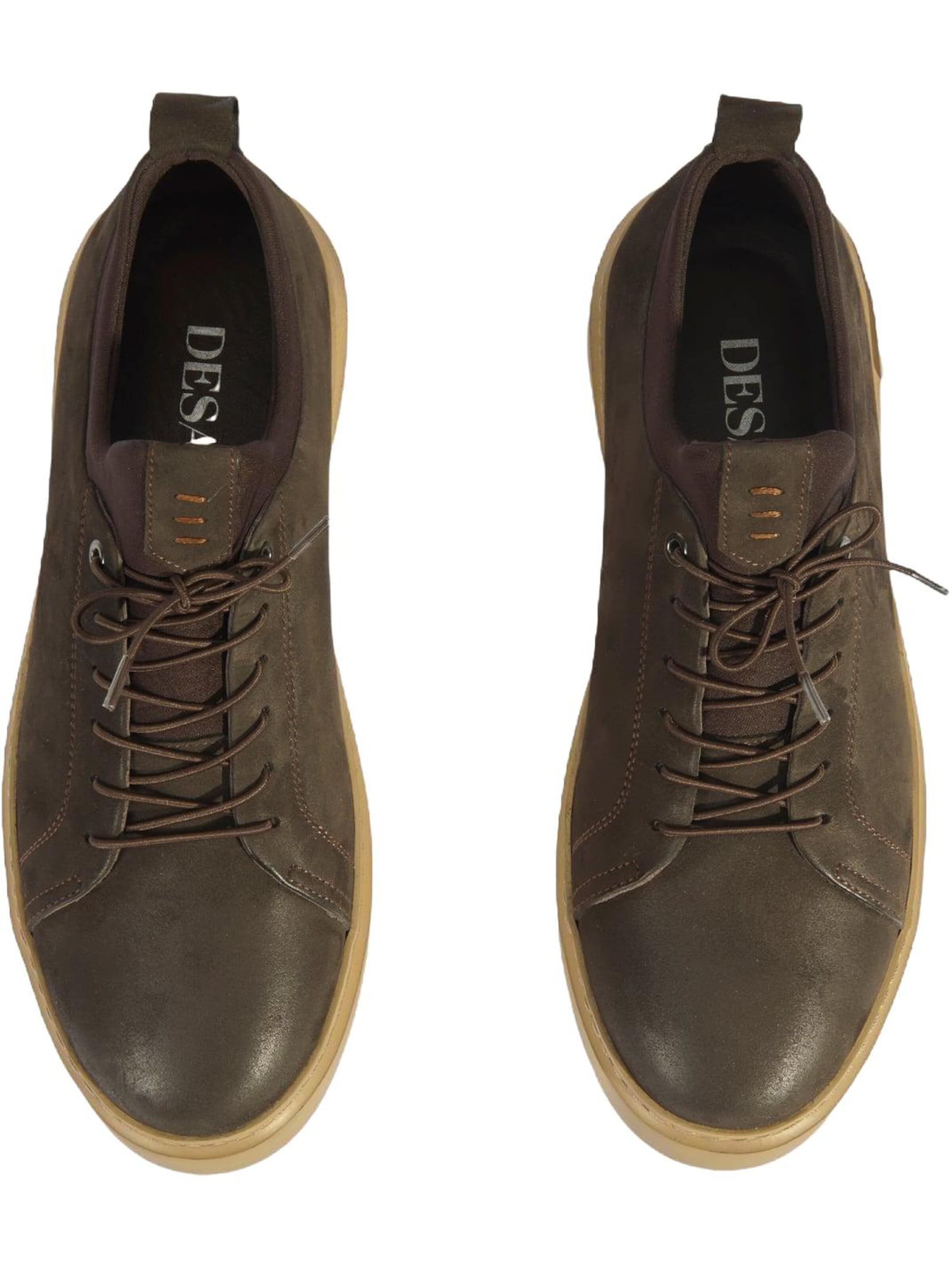 Desa Sneakers laag 'Beleg' in Bruin