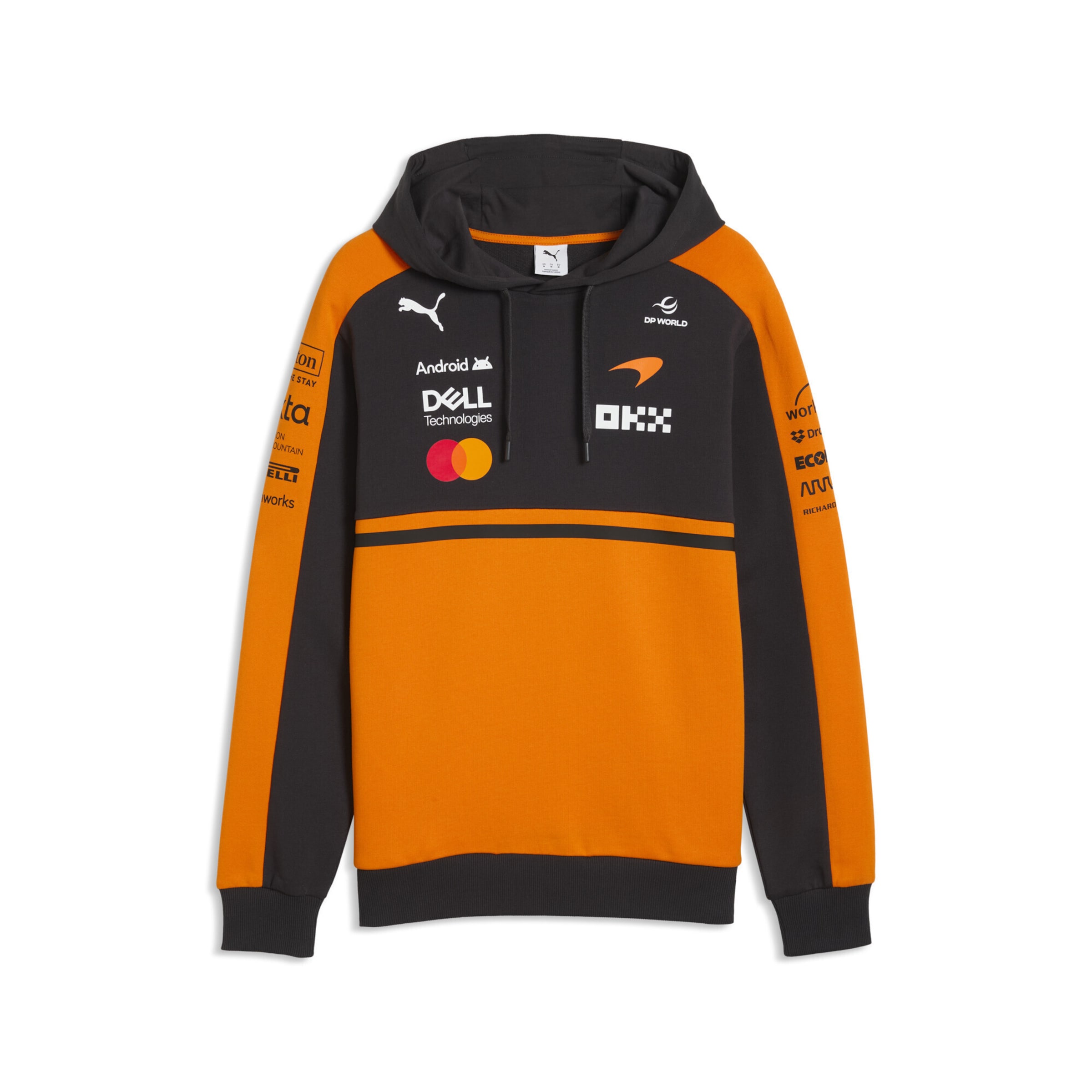 PUMA Sweatshirt 'McLAREN RACING Replica' in S in de kleur Gemengde kleuren / Mandarijn, Productweergave