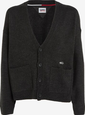 Tommy Jeans Knit Cardigan 'Essential' in Black: front