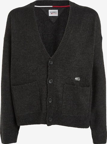 Tommy Jeans Strickjacke 'Essential' in Schwarz: predná strana