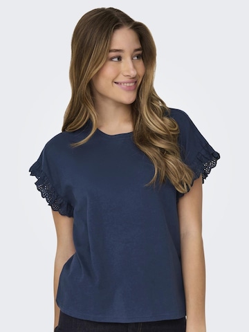 ONLY T-Shirt 'Iris' in Blau