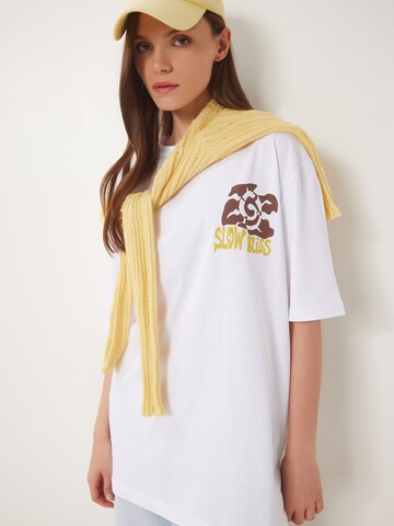 T-shirt Happiness İstanbul en blanc