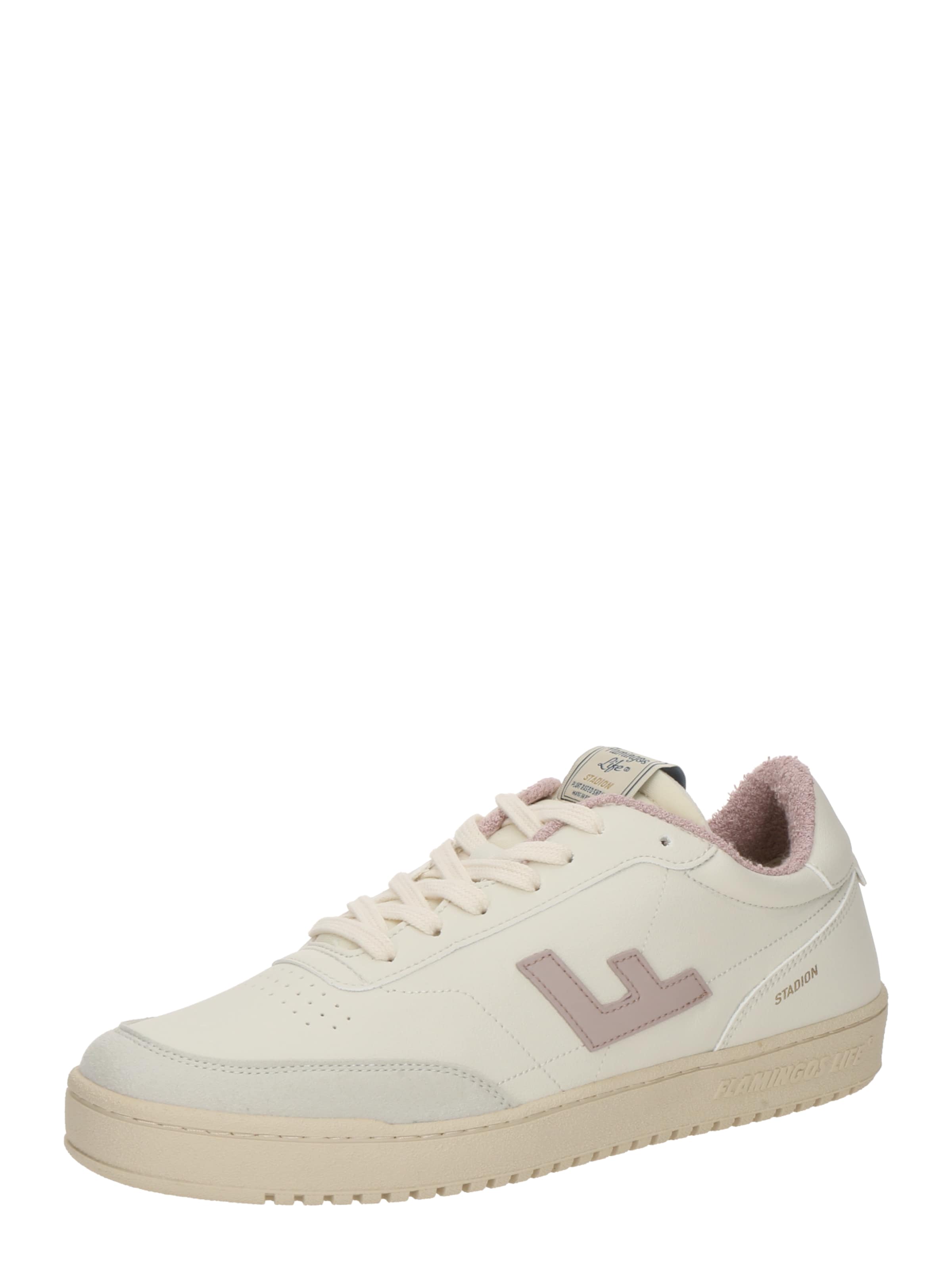 Flamingos Life Platform trainers 'Stadion' in White: front