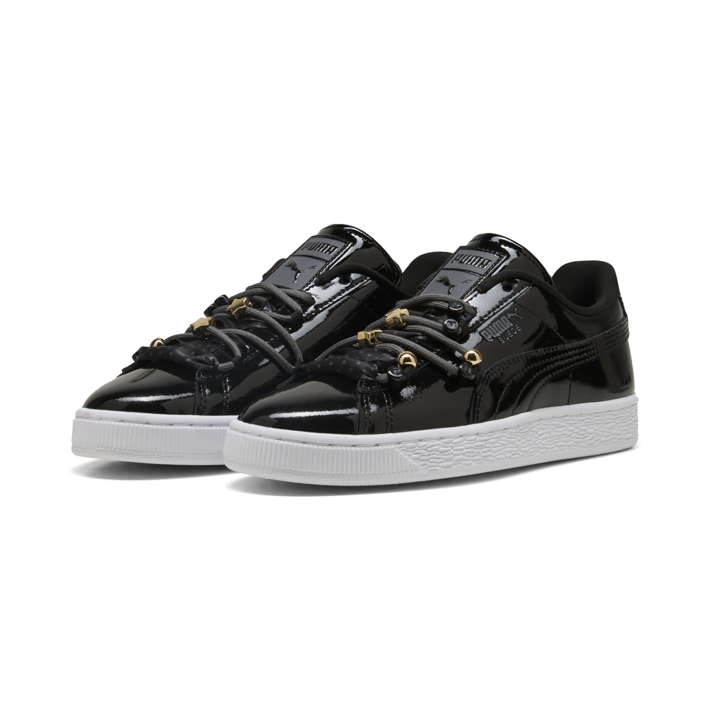 PUMA Platform trainers 'Suede Bloom Patent' in Black
