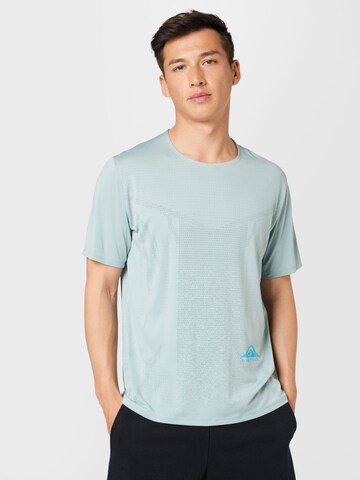 T-Shirt fonctionnel 'Rise 365' NIKE en bleu : devant