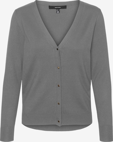VERO MODA Strickjacke 'SILJE' in Grau: Vorderseite