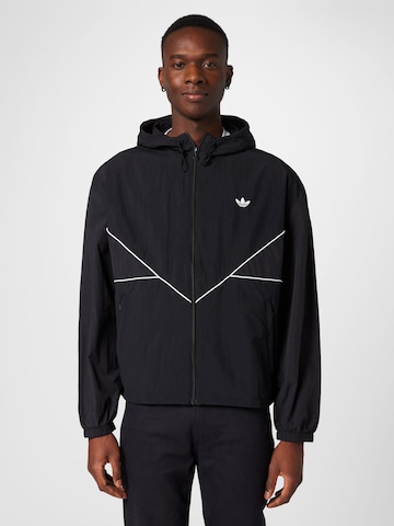 ADIDAS ORIGINALS Between-season jacket 'Adicolor Seasonal Archive ' in Black: front