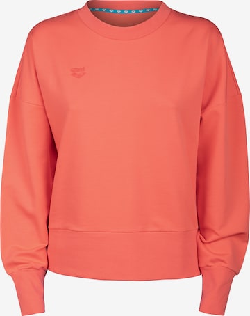 ARENA Sweatshirt 'OVERSIZED' in Roze: voorkant