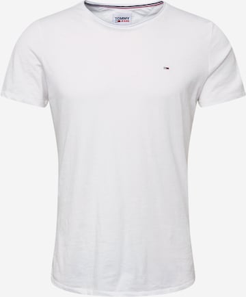 T-Shirt 'Jaspe' Tommy Jeans en blanc : devant