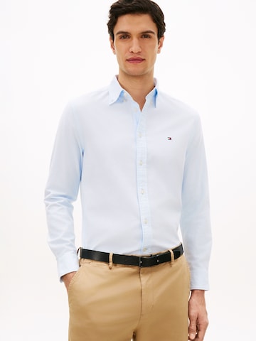 TOMMY HILFIGER Regular fit Πουκάμισο για το γραφείο 'Flex' σε μπλε: μπροστά