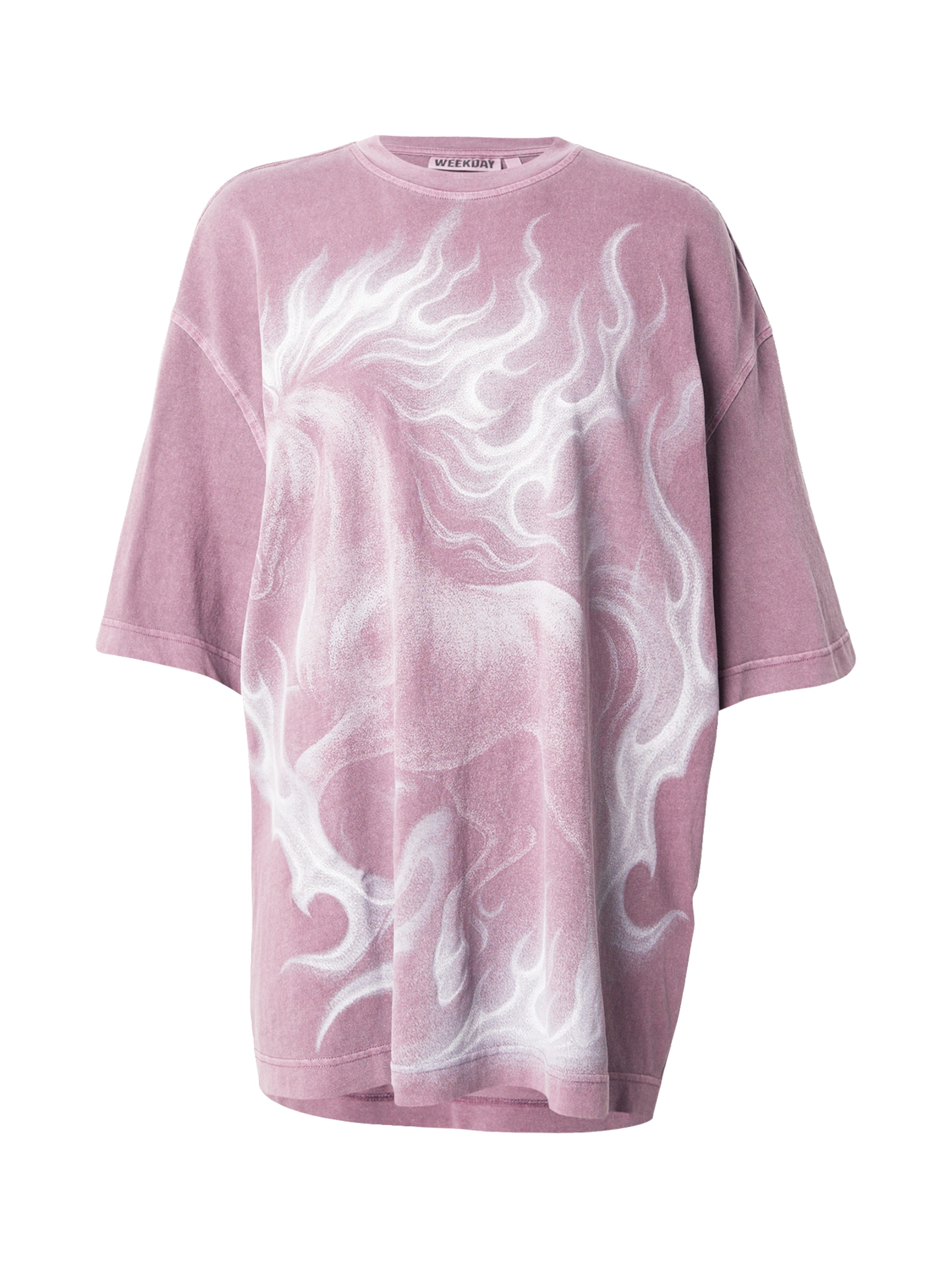 Maglia extra large 'Cleo' in XS WEEKDAY di colore malva / bianco, Visualizzazione prodotti