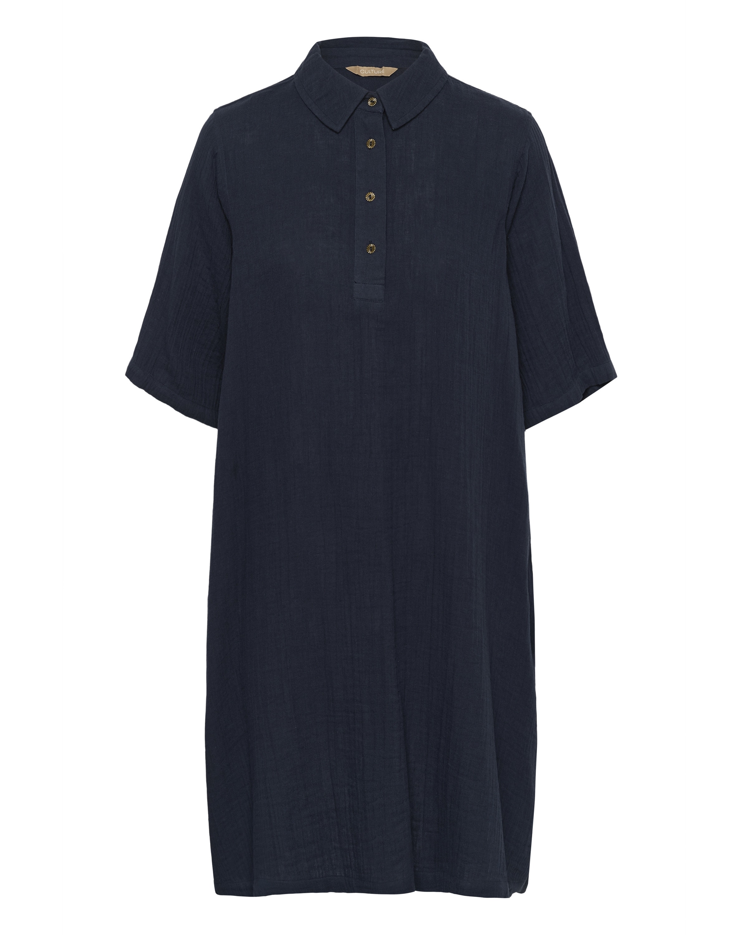 CULTURE Jurk in Blauw: voorkant