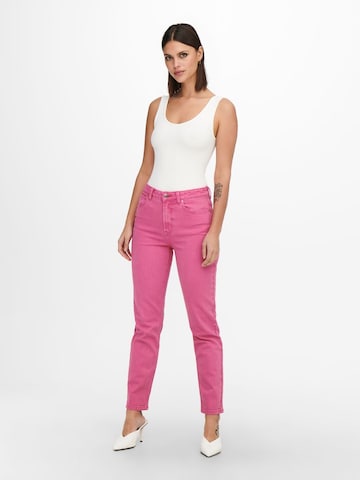 ONLY Slimfit Jeans 'Emily' in Pink