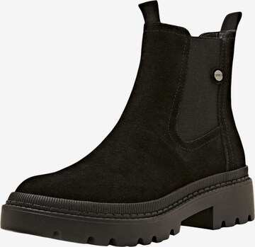 ESPRIT Chelsea boots in Zwart: voorkant