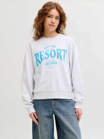 JJXX Sweatshirt 'JXMERLE' i vit: framsida