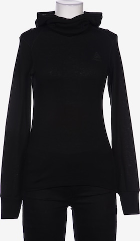 ODLO Sweatshirt & Zip-Up Hoodie in S in Black: front