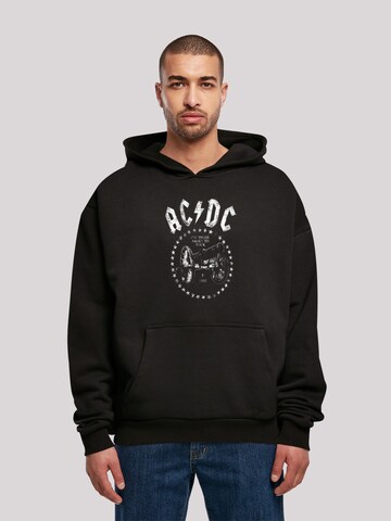F4NT4STIC Sweatshirt 'ACDC' in Schwarz: Vorderseite