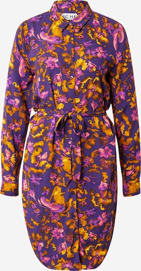 ICHI Robe-chemise 'IHVERA' en prune, Vue avec produit