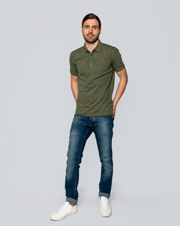 Key Largo Shirt 'TOWN' in Groen