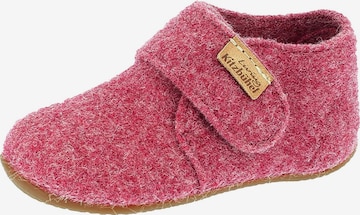 Living Kitzbühel Hausschuh 'Filz' in Rot: Vorderseite