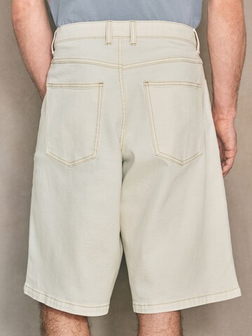 Next Wide Leg Shorts 'Jumbo' in Beige