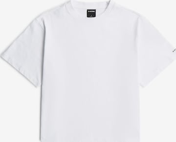 T-shirt 'Relaxed T-Shirt' G-STAR en blanc : devant