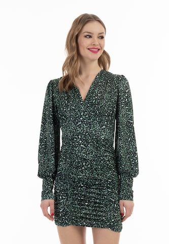 Robe faina en vert : devant