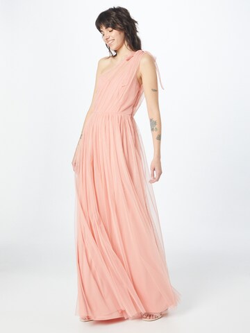 Maya Deluxe Evening Dress in Orange