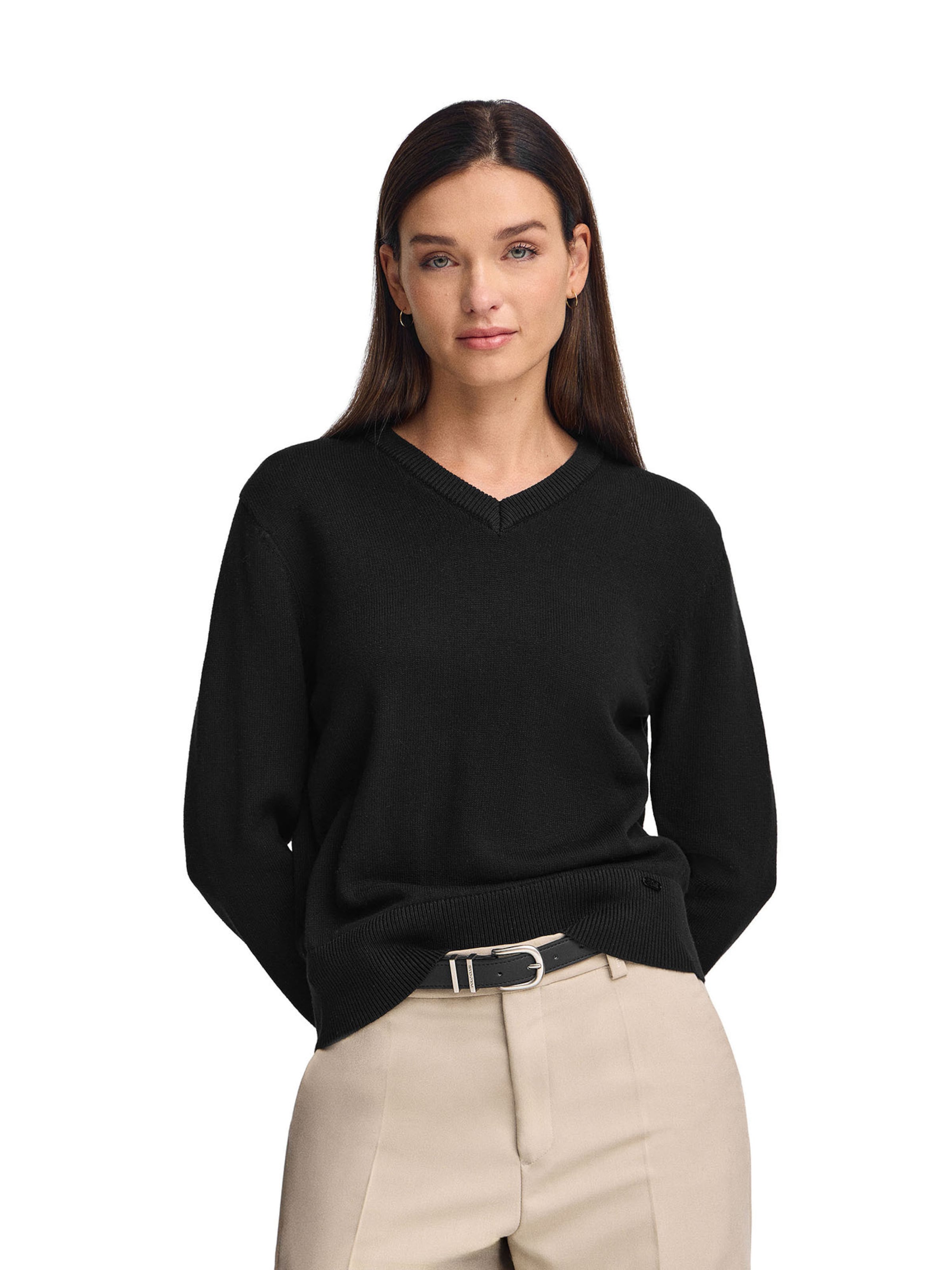 Polo Club Pullover in Schwarz: Vorderseite