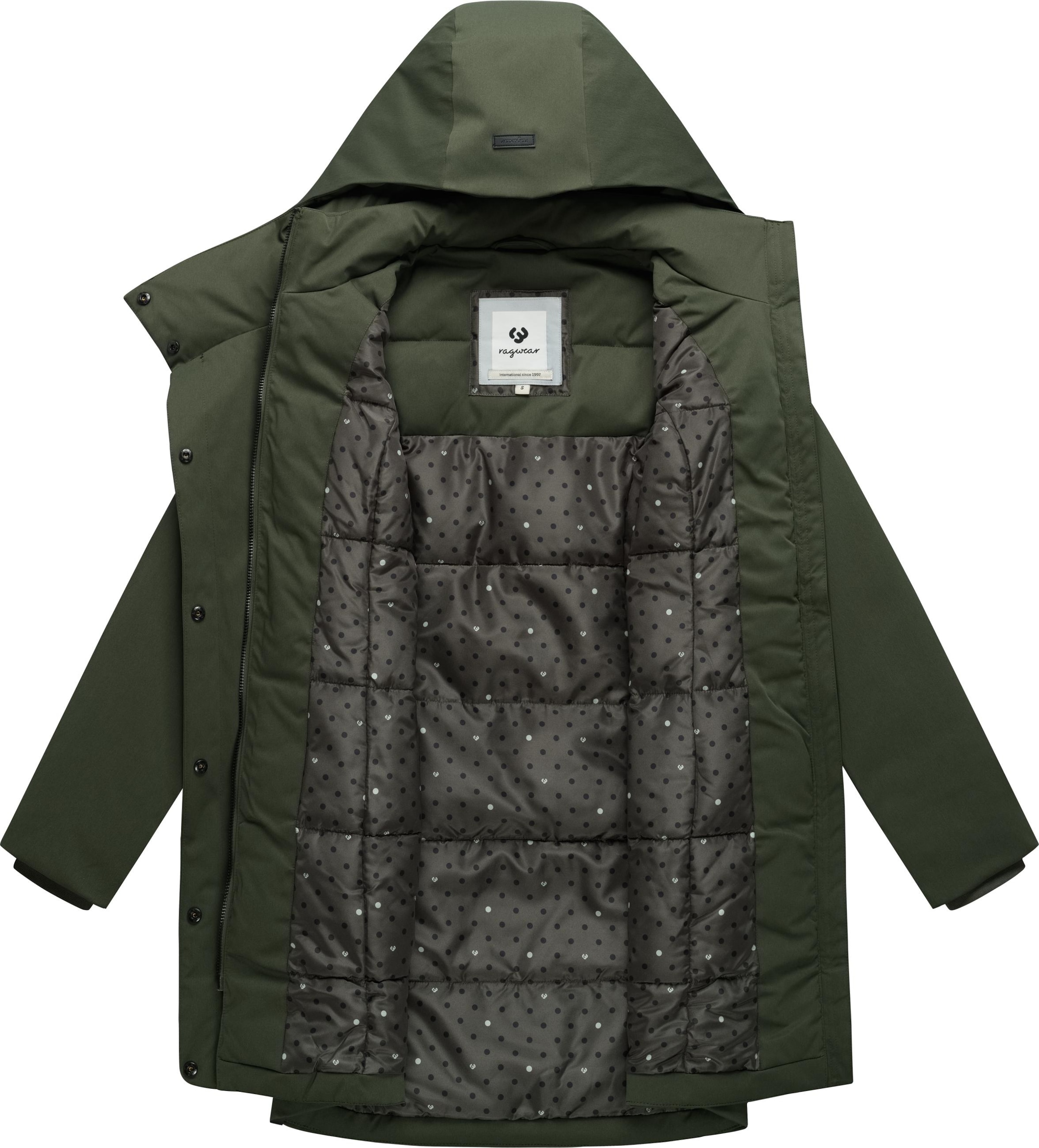 Cappotto funzionale 'Pavleen Y' di Ragwear in verde