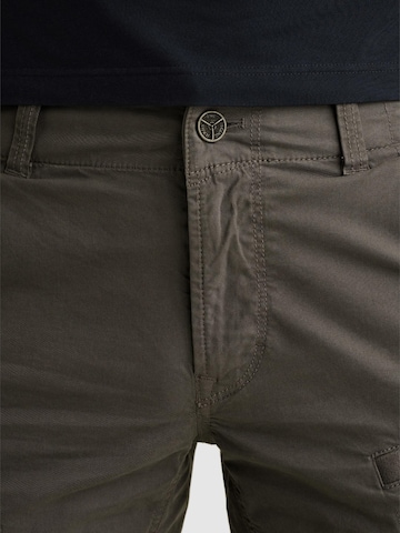 PME Legend Regular Trousers 'Nordrop regular fit cargo shorts' in Grey